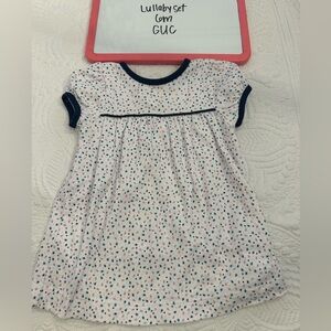 Polka Dot Kids Dress - White and Black